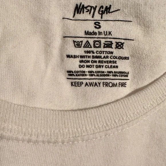 Rebel Rebel Graphic Tee Size Small X Nasty Gal - Picture 4 of 4